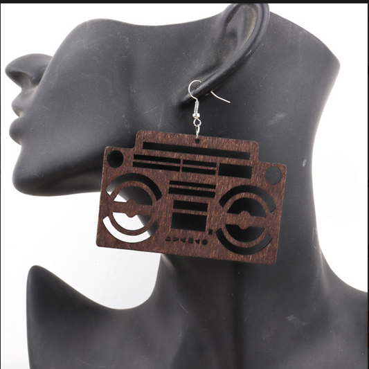 Boombox Earrings – Vibes by Judah-Claire